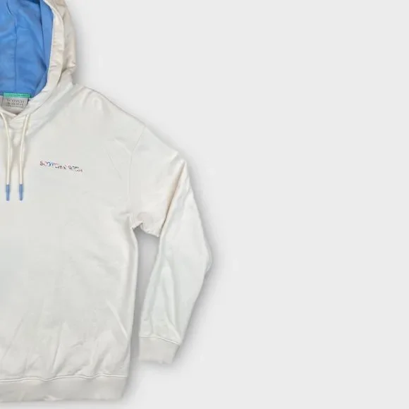 NWOT Scotch & Soda Mens Pullover Logo Hoodie Sweatshirt Sweater Size L (DEFECT) - Picture 4 of 16